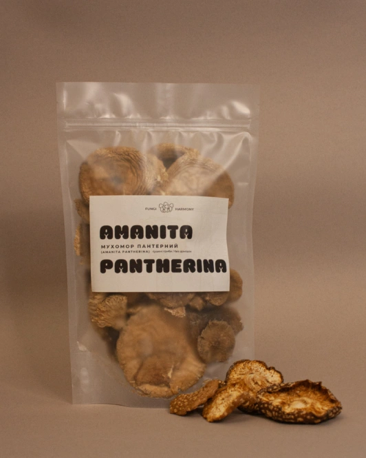 Amanita Pantherina Mushroom Caps 50g.